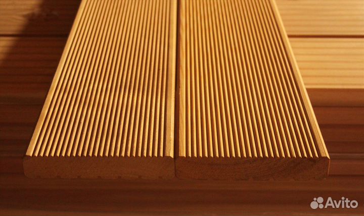 Террасная доска лиственница, 28х140 мм, ав