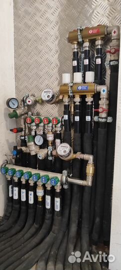 Монтаж систем отопления и водоснабжения