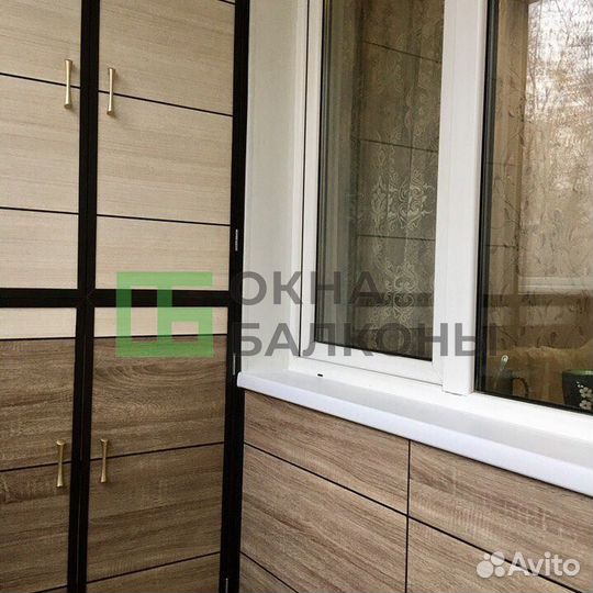 Остекление балконов в пятиэтажке