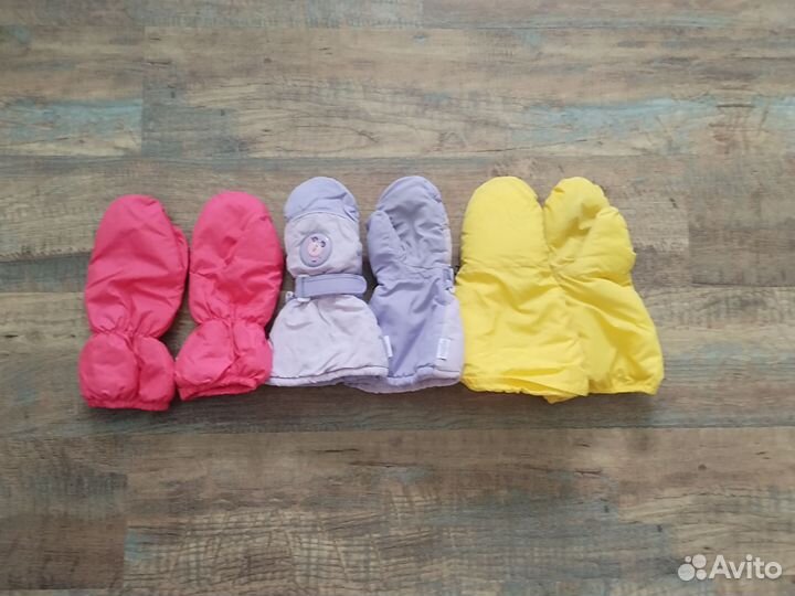 Варежки краги непромокаемые детские