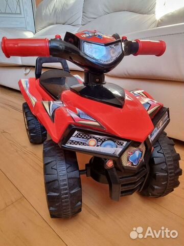 Детский квадроцикл-беговел: состояние нового