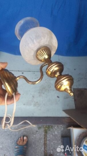 Светильник бра латунь СССР