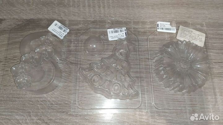 Формы для шоколада и мыла пластиковые