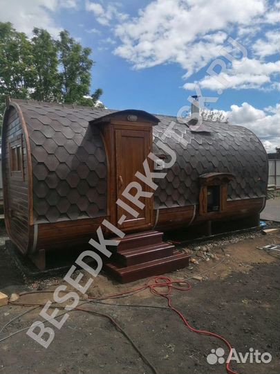 Баня бочка 6 м