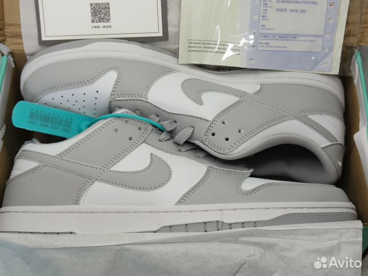 Кроссовки Nike Dunk Low Grey fog