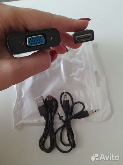 Адаптер/переходник/конвертер hdmi-VGA, новые