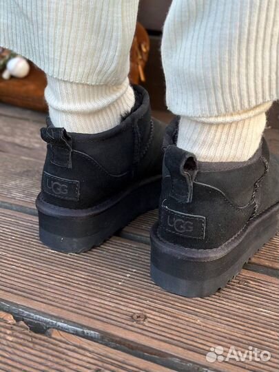 Угги Ugg низкие на платформе