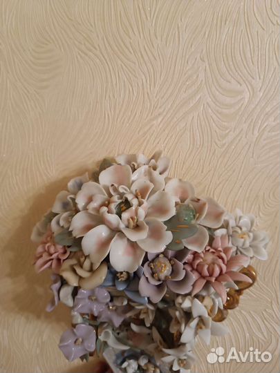 Фарфоровое панно винтаж