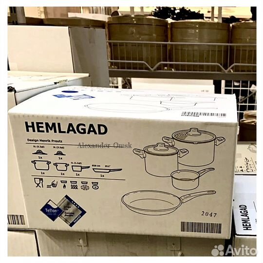 Новый набор кухонной посуды Хемлагад IKEA