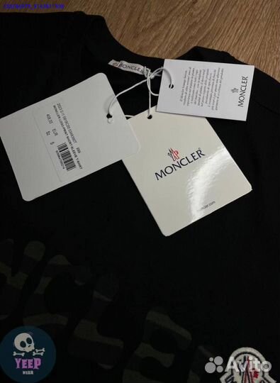 Футболка Moncler черная