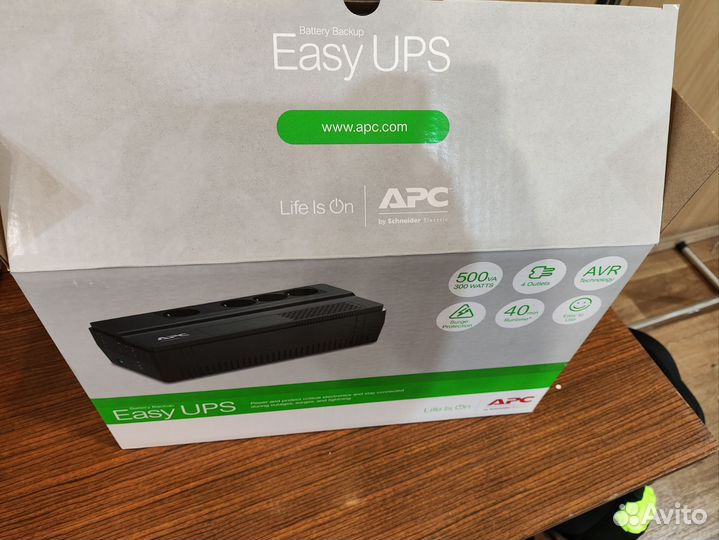 Ибп бесперебойник APC Easy Back-UPS BV500I-GR