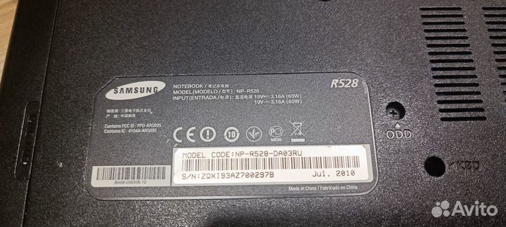 Ноутбук Samsung R528