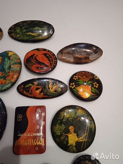 Значки палех