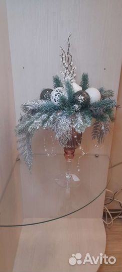 Новогодние композиции для дома, на ресепшн