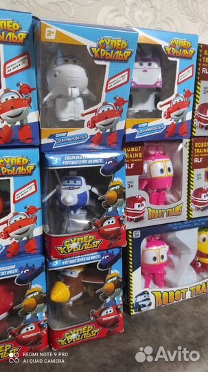 Супер крылья и Роботы поезда