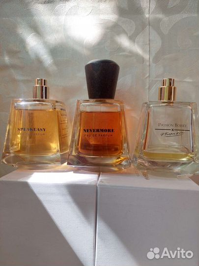 Sisley,Frapin, Mugler распив