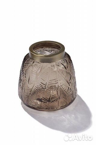 Новая ваза для цветов (стекло и металл)