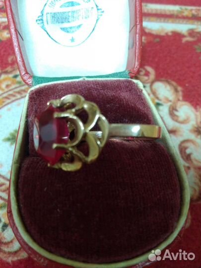 Кольцо золотое СССР