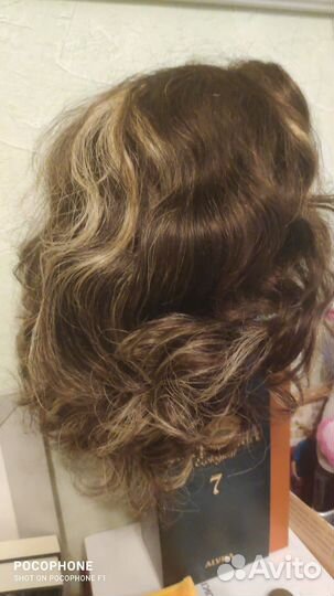 Парик женский натуральный волос