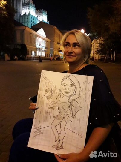 Художник-шаржист на праздник,портреты,шаржи по фот