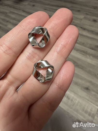 Серебряные серьги