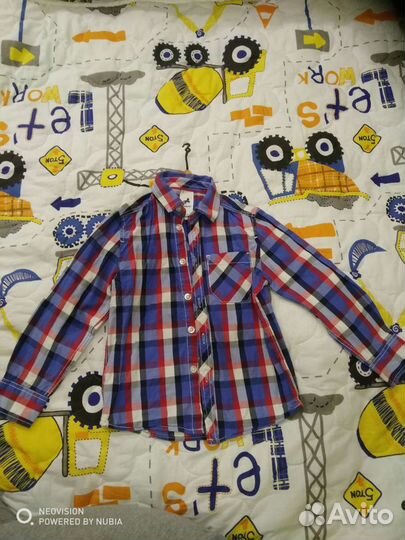 Рубашка на мальчика 110