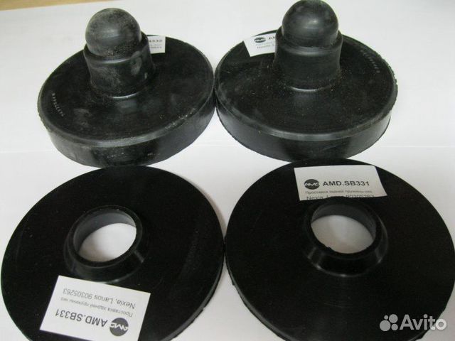 Проставки пружины daewoo nexia\lanos задн верхняя