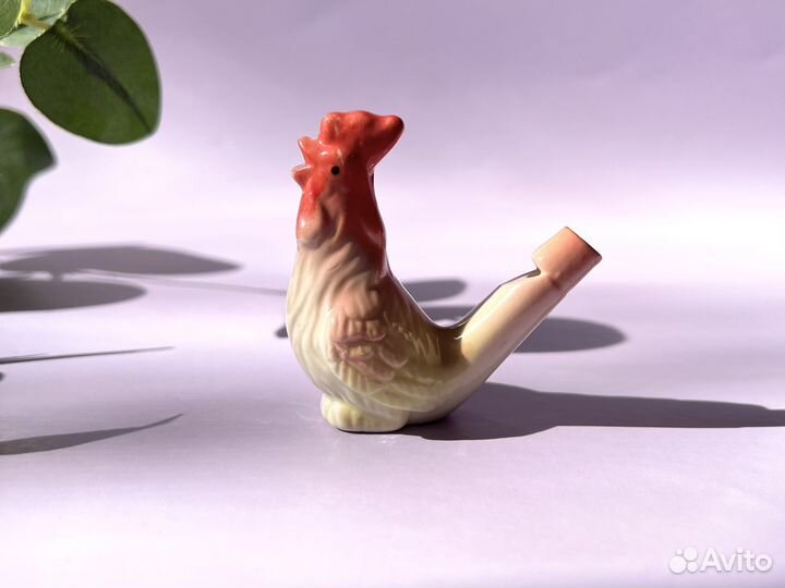 Свистулька керамика водная петушок