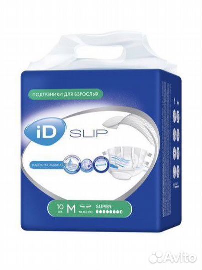Подгузники для взрослых M, 10 шт