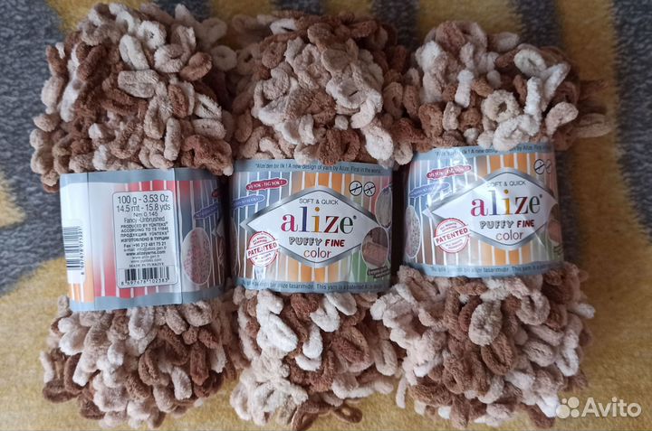 Пряжа alize puffy fine