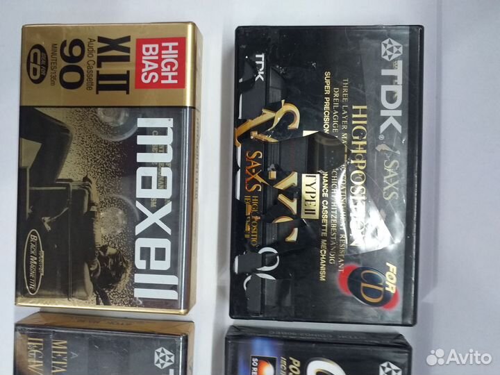 Аудиокассеты новые запечатанные