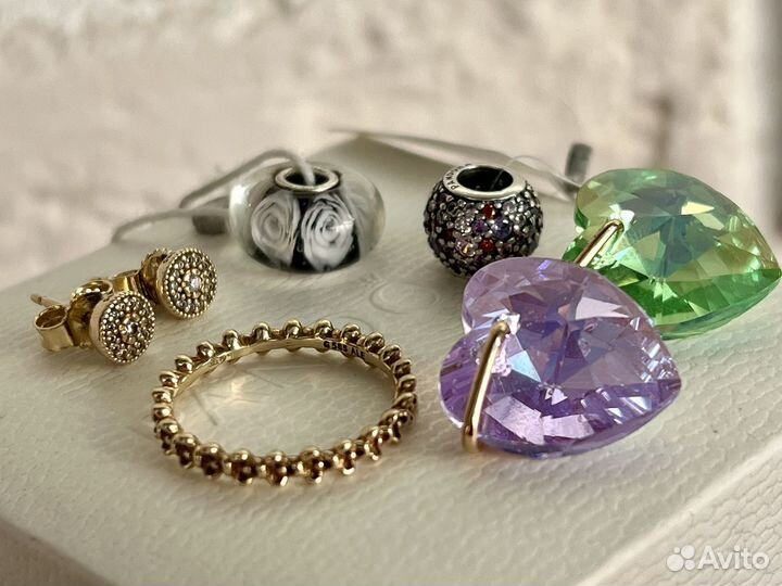 Пандора Trollbeads золото серебро 585 925