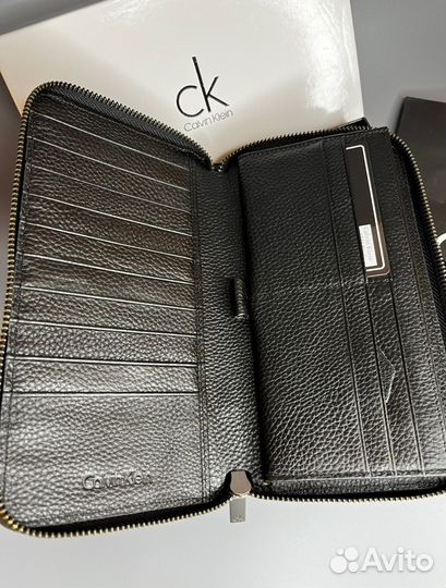 Кошелек мужской кожаный