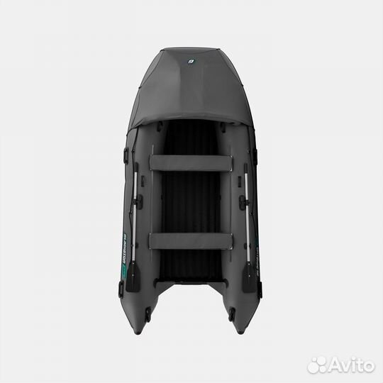 Лодка Gladiator E380PRO Темно-серая