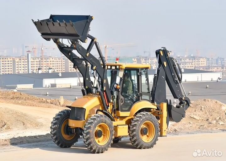 Стекло лобовое нижнее левое экскаватор-погрузчик H