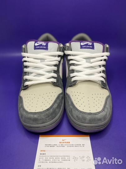 Кроссовки nike sb dunk low purple pigeon