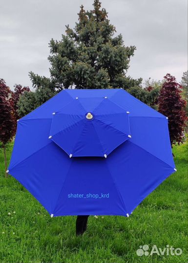 Зонт пляжный/синий/зонт садовый