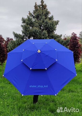 Зонт пляжный/синий/зонт садовый