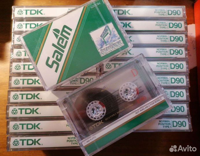Аудиокассеты tdk salem d 90