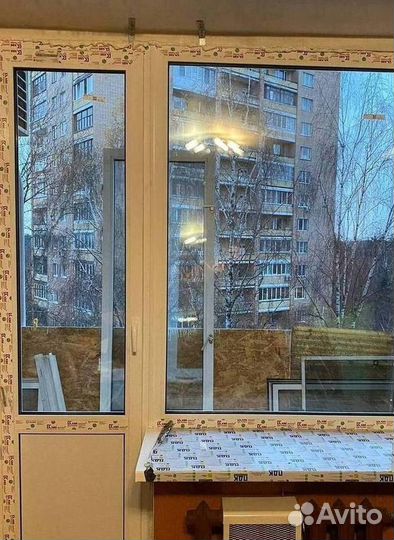 Остекление окон и балконов пвх