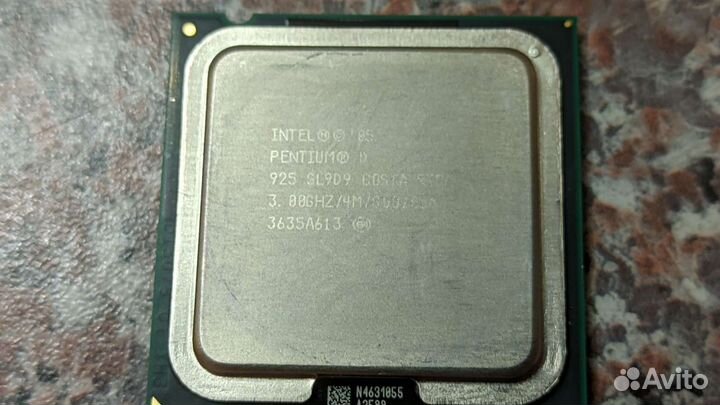 Процессор Intel pentium d 925