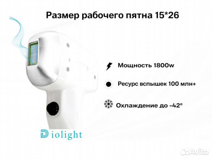 Диодный лазер DioLight UltraOne 1800, рассрочка