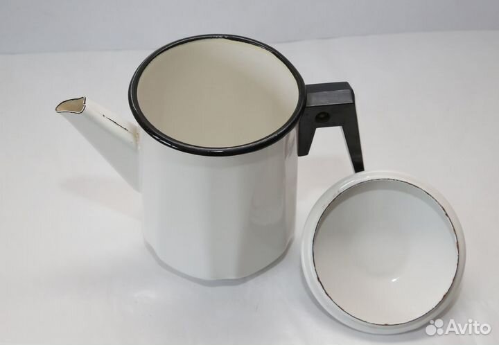 Чайник / кофейник эмалированный СССР. Винтаж