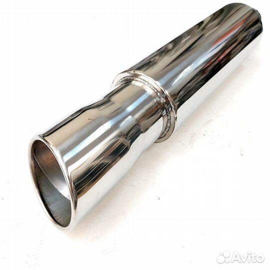 Глушитель банка бочка прямоток универсальный