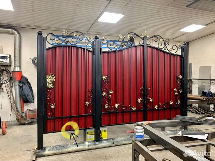 Ворота кованые