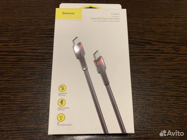 Кабель Baseus Cafule Cable Type-C - Type-C 2m
