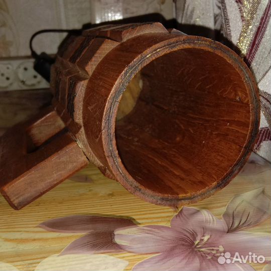Кружка деревянная