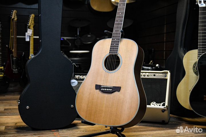 Crafter D-6/NC- Новая акустическая гитара с Кейсом