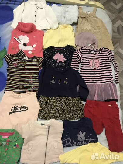 Одежда на девочку 1мес-2год