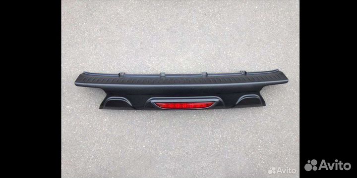 Накладка на задний бампер для Лада Ларгус